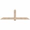 Ekena Millwork Eugene Smooth Timber Gable Bracket, Douglas Fir, 84"W x 28"H x 5 1/2"D x 5 1/2"F, 8/12 Pitch GBW084X28X0606EUG00SDF - alternate 1
